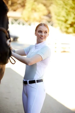 Ariat Ascent konkurranseskjorte med 1/4 glidelås for kvinner