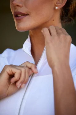 Ariat Ascent konkurranseskjorte med 1/4 glidelås for kvinner