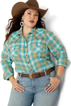 Ariat Roping Rutet Skjorte