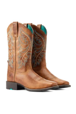 Ariat Round Up Back Zip dame westernstøvler med glidelås