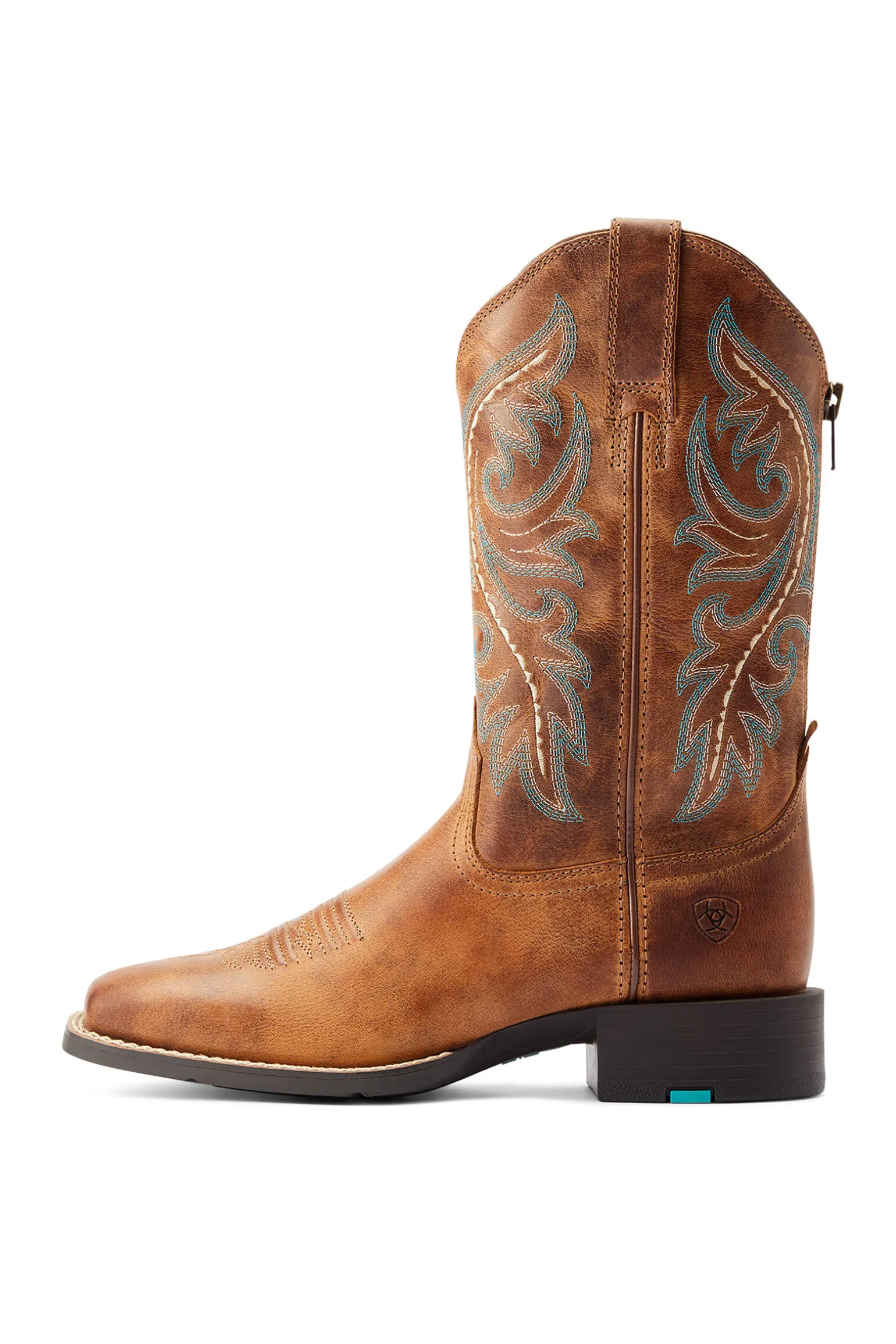 Ariat Round Up Back Zip dame westernstøvler med glidelås