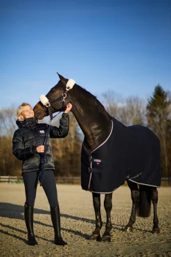 B Vertigo Arendal Golden Stripe ulldekken