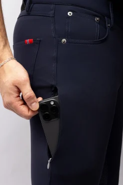 B Vertigo Ethan helforsterket, funksjonell ridebukse til herre