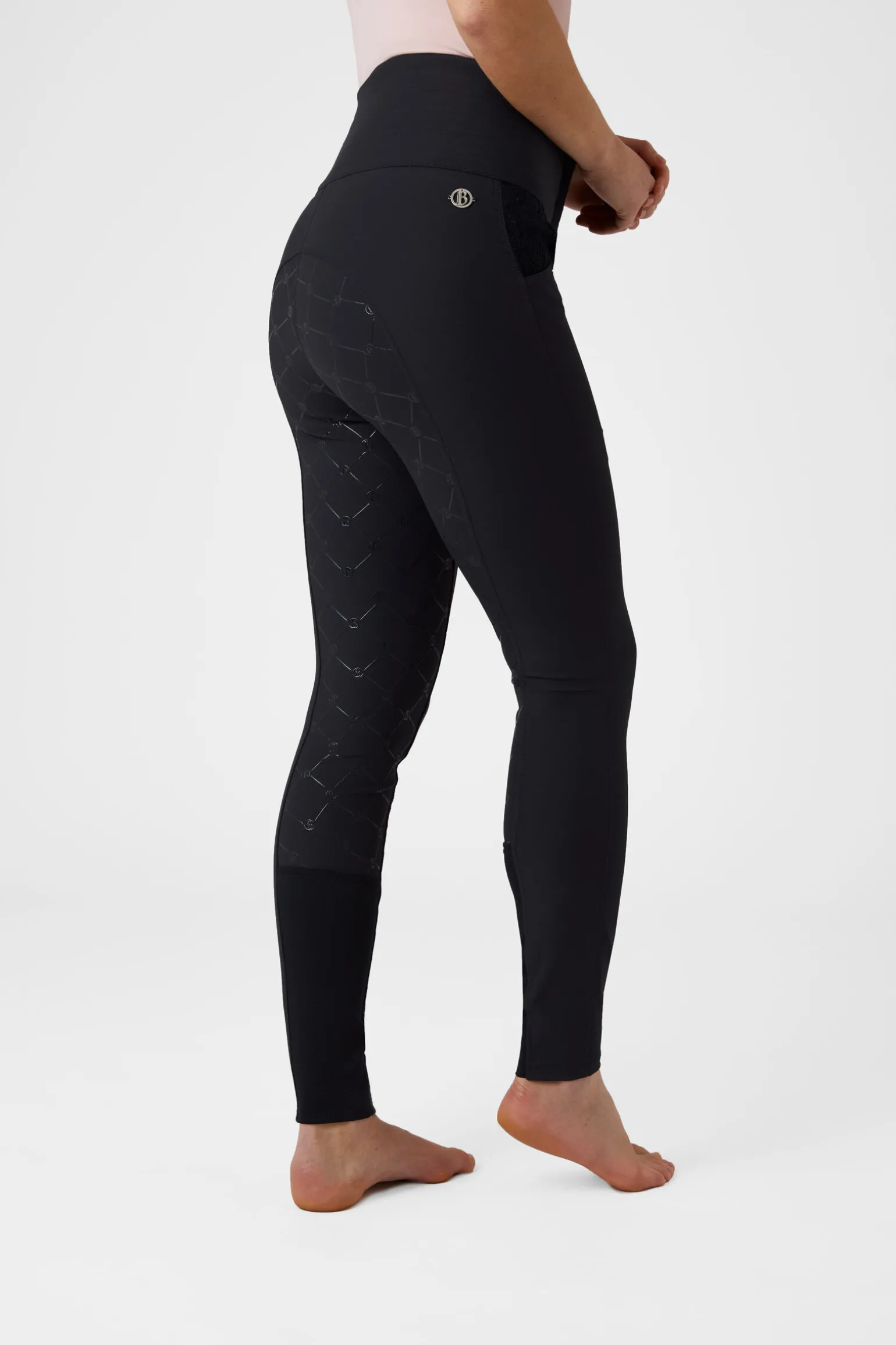 B Vertigo Natalia ridebukser med blondelommer, dame