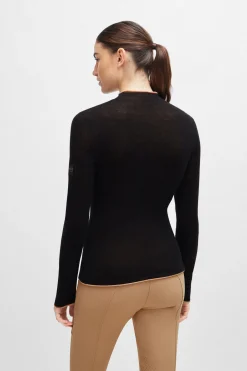 Boss May myk strikket høyhalset genser