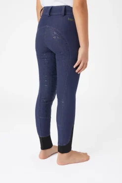 Denim ridebukser til barn