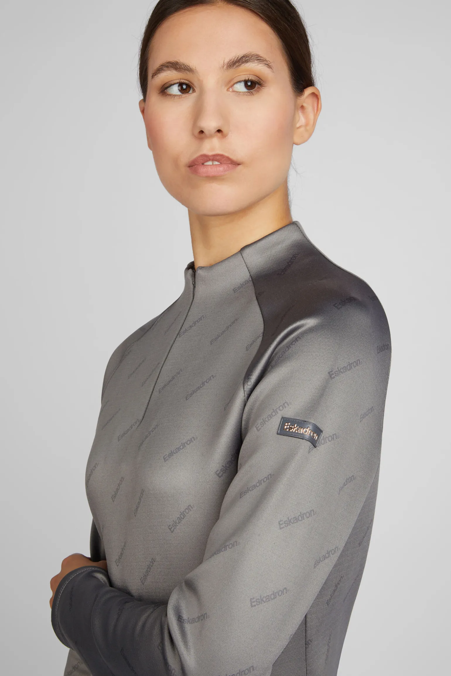 Eskadron Heritage Fanatics AW2023 Jersey skjorte med halv glidelås til dame