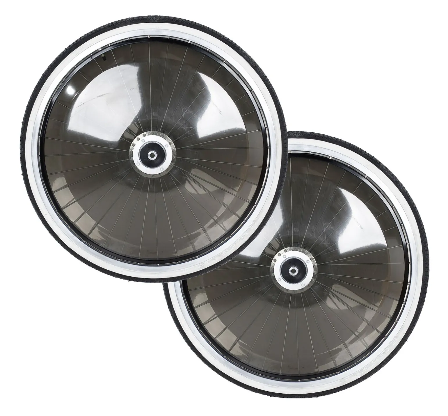 Finntack sulky sjul 24", for ponnisulky, rustfritt stål (selges i par)