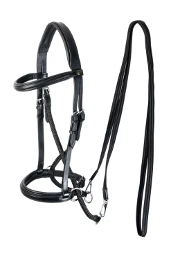 F.R.A. Freedom Riding Articles Dietsji bittløst hodelag med tøyler (system 5)