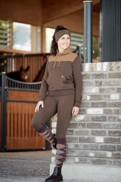 Horze Alana rutete vinter-ridestrømper