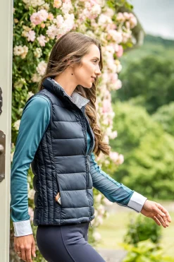 Horze Amber lettfôret klubbvest, dame