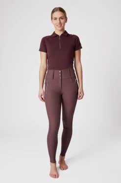 Horze Andrea kneforsterket ridebukse med silikon og høyt liv