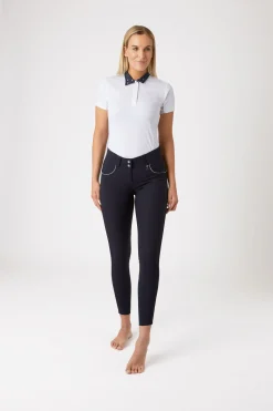 Horze Aubrey ridebukse, kneforsterket med silikon og høyt liv, dame