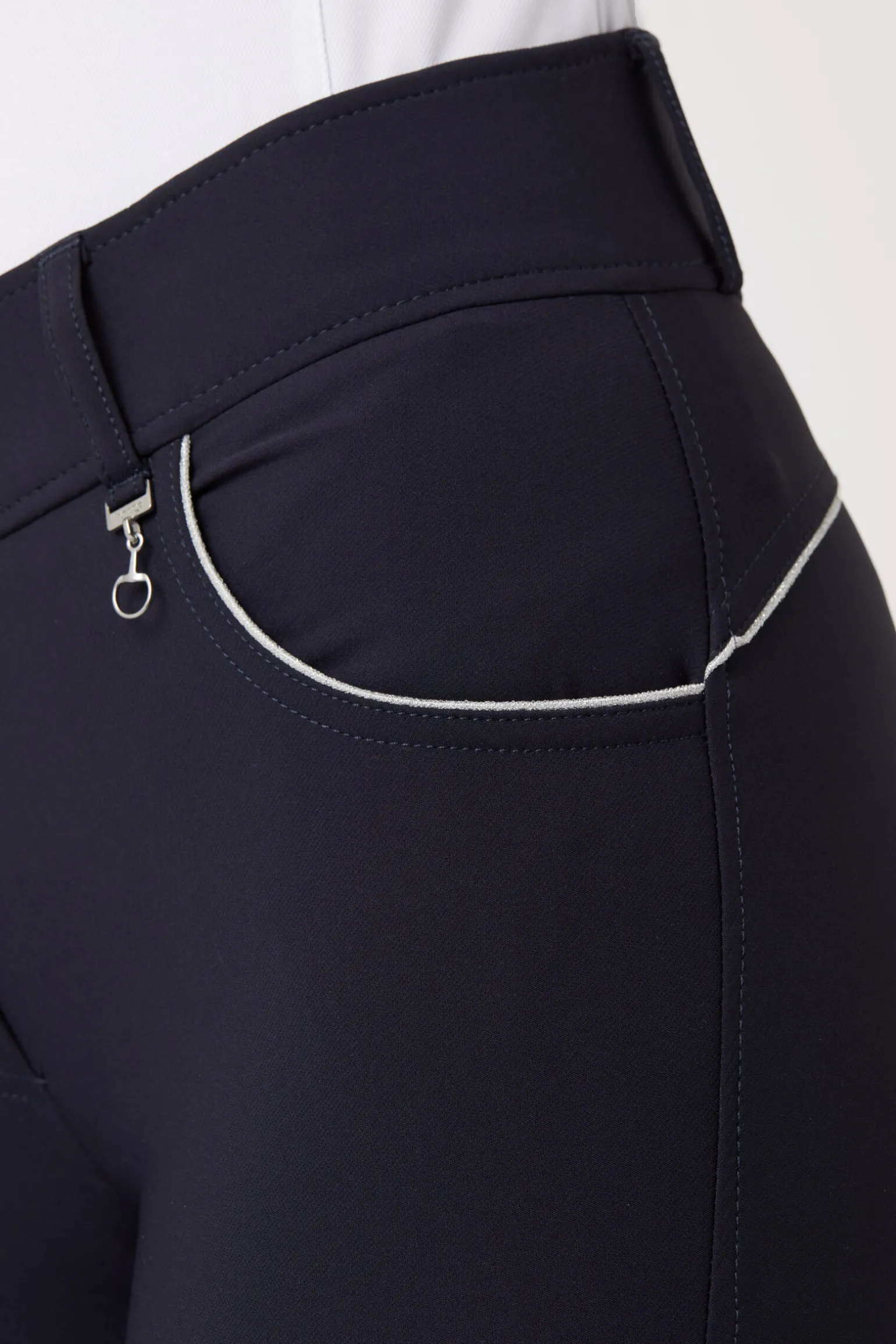 Horze Aubrey ridebukse med høyt liv og helforsterket med silikon, dame