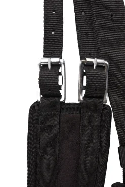 Horze barbaksal i semsket PU-lær