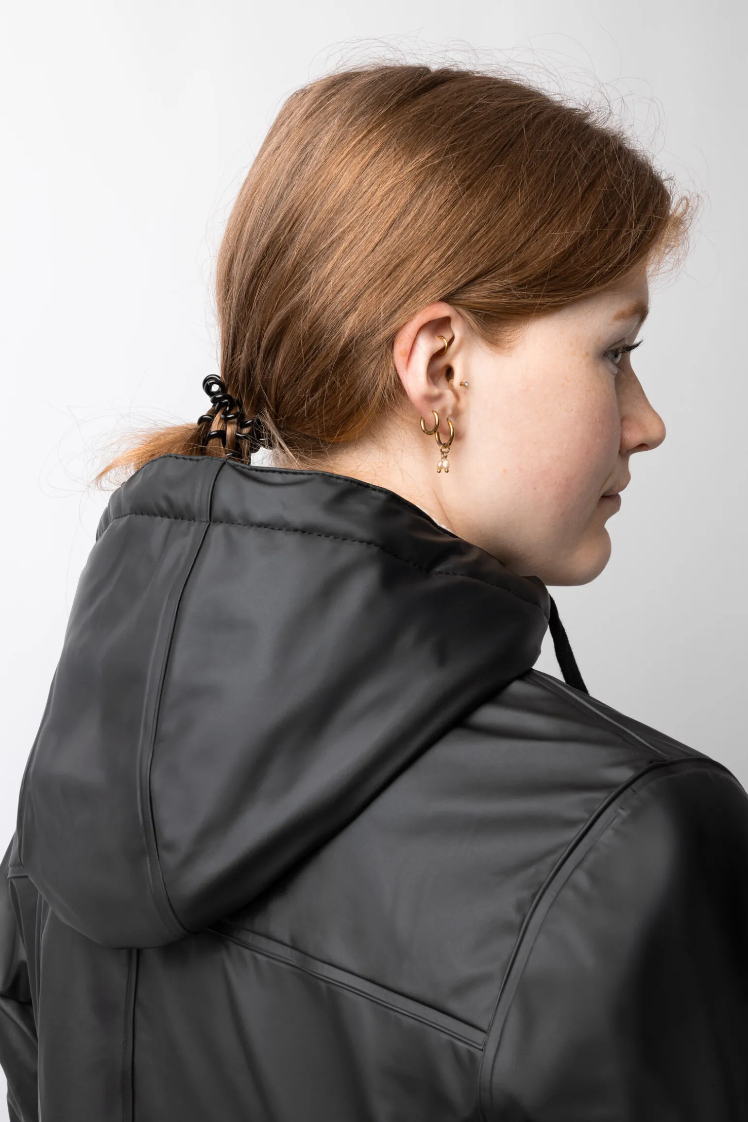 Horze Billie PU regnjakke med fleece, dame