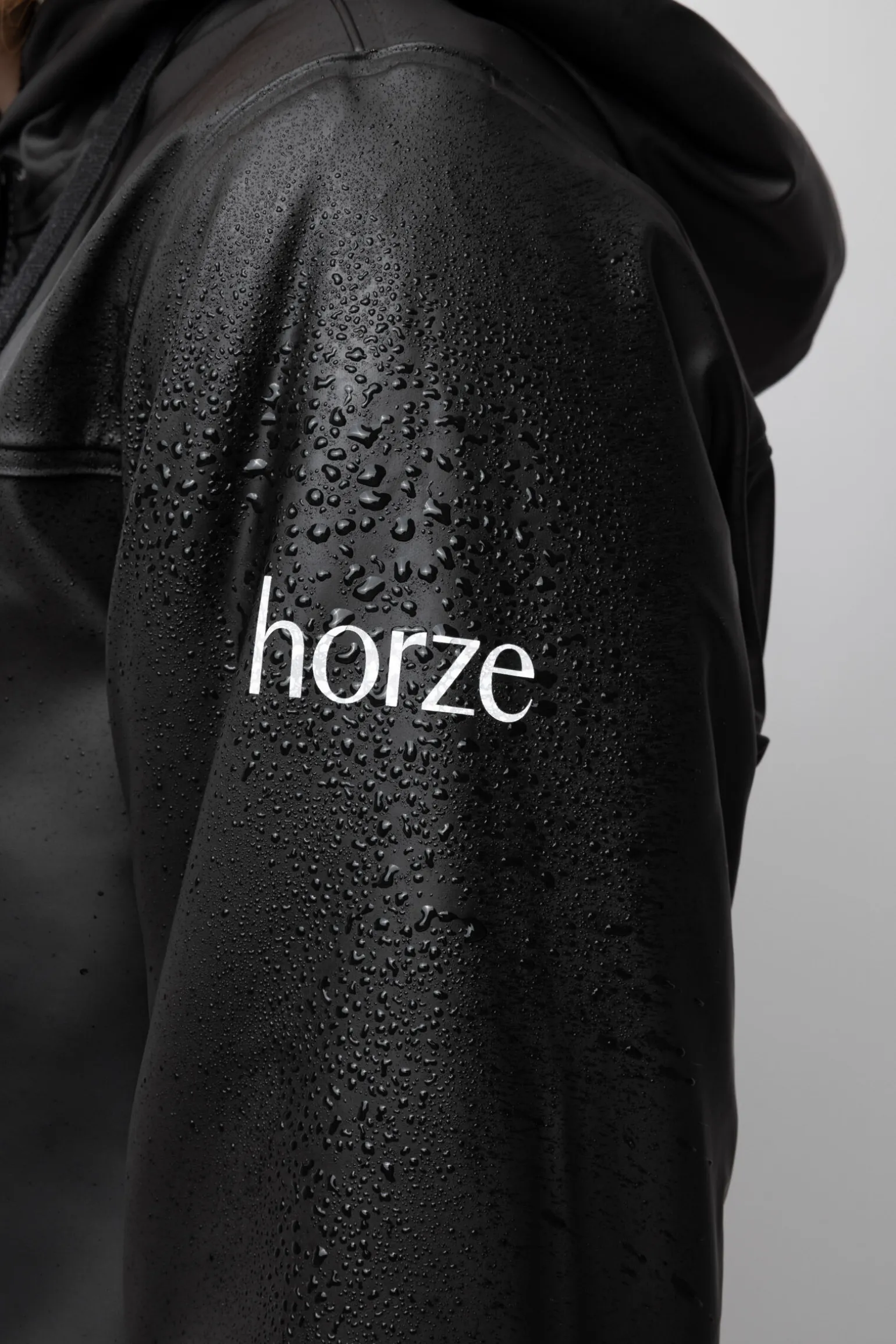 Horze Billie PU regnjakke med fleece, dame
