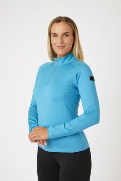 Horze Carolina langermet treningsskjorte, dame