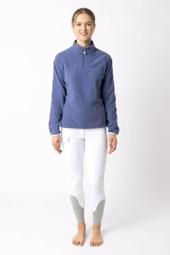 Horze Christa ridejakke i fleece med halv glidelås, til dame