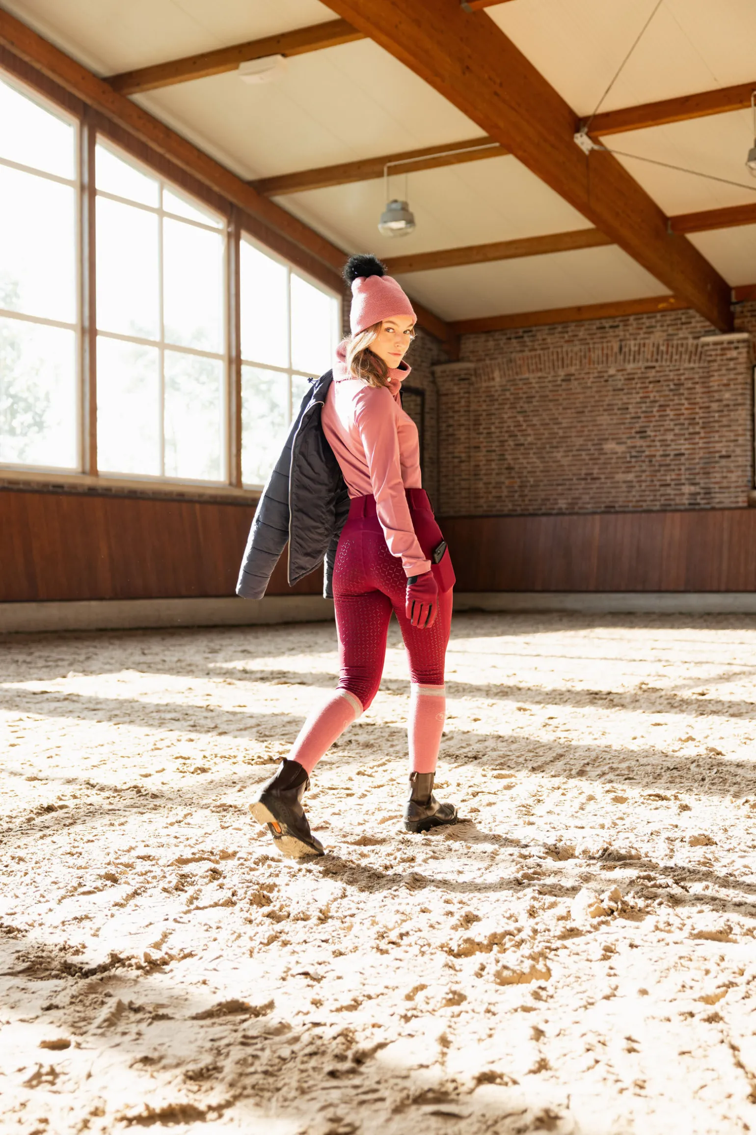 Horze Dea vinter ridebukse med fullgrip