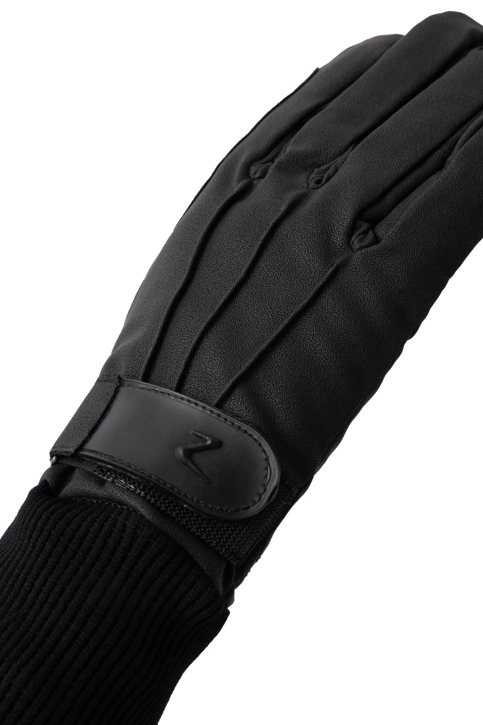 Horze fleecefôrede hansker i PU lær