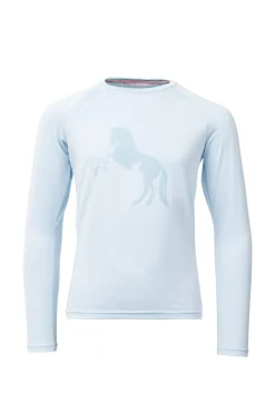 Horze Flora funksjonell langermet genser til barn