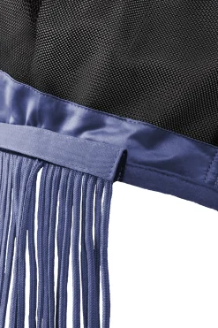 Horze fluemaske med frynset nese