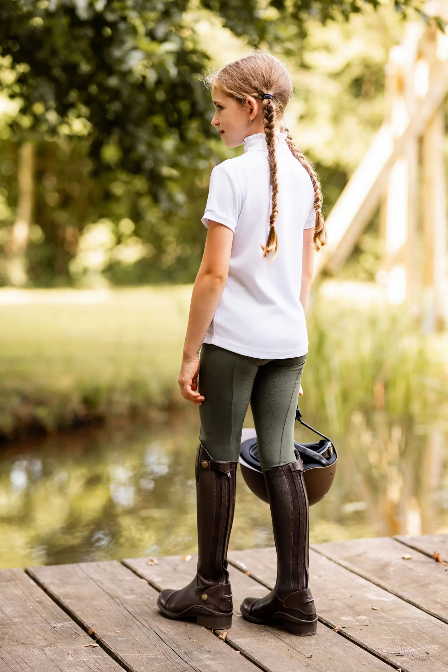 Horze Gillian kompressjonstights, helforsterket, barn