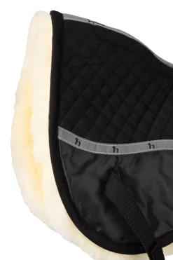 Horze Harleigh forhøyningspad i saueskinn med ryggradsfrihet