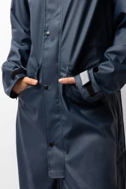 Horze Hazel lang regnjakke med splitt, dame