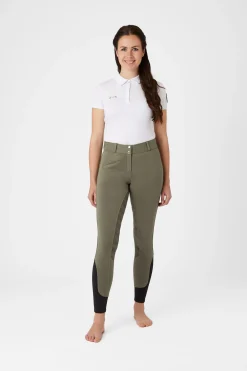 Horze helforsterkede ridebukser med beltehemper, dame