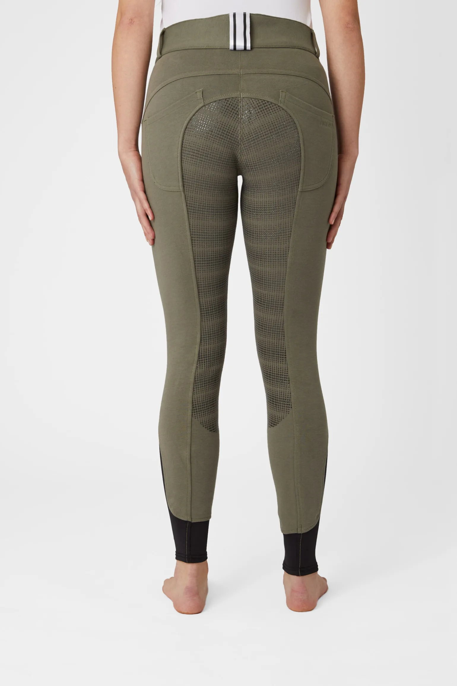 Horze helforsterkede ridebukser med beltehemper, dame