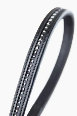 Horze Jaipur pannebånd med Swarovski-krystaller