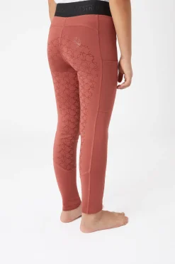Horze Leighton Teens helforsterkede ridetights med silikon og varmt fôr