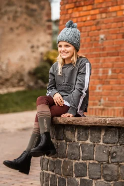 Horze Leighton Teens strikket lue med fleecefôr