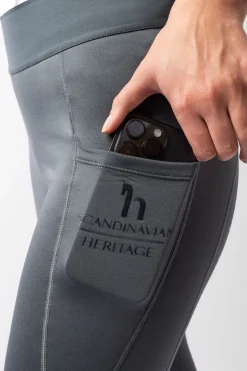 Horze Maia helforsterkede ridetights med mobiltelefonlomme
