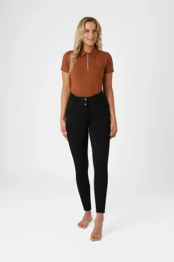 Horze Mia helforsterkede thermo ridebukser med silikon, dame