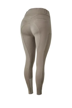 Horze Mira helforsterkede ridebukser med høyt liv og silikon, dame