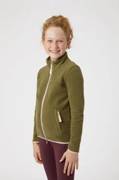 Horze Monster ridejakke i fleece til barn