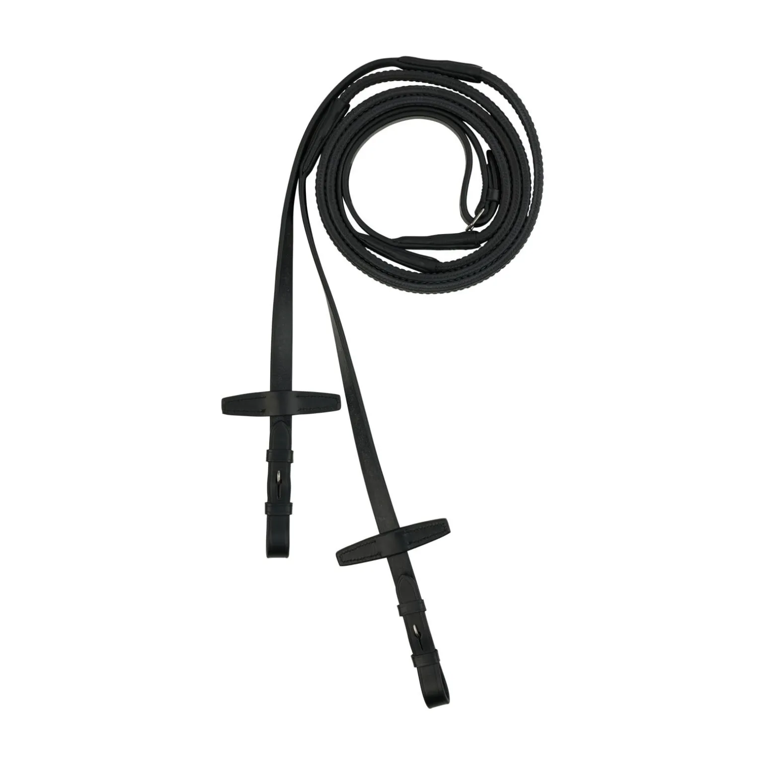 Horze Muswell lærtøyler med gummi