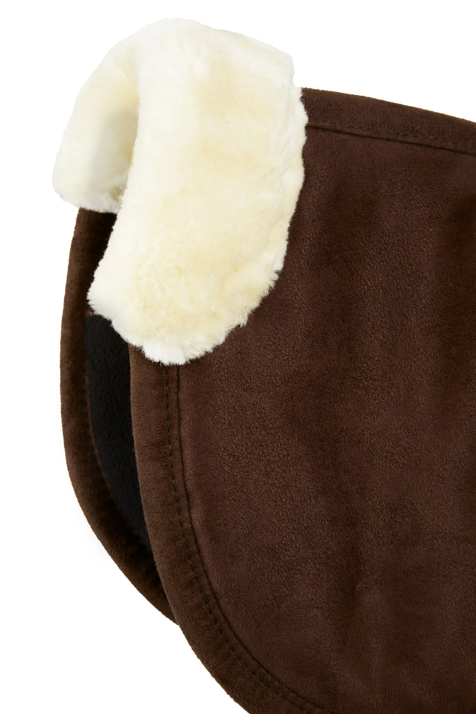 Horze pad med memory foam og fuskepels