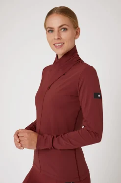 Horze Raquel treningsskjorte med høy hals, dame