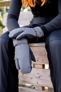 Horze reflekterende trefingervotter