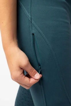 Horze Rhea helforsterket thermoridebukse med baklommer, barn