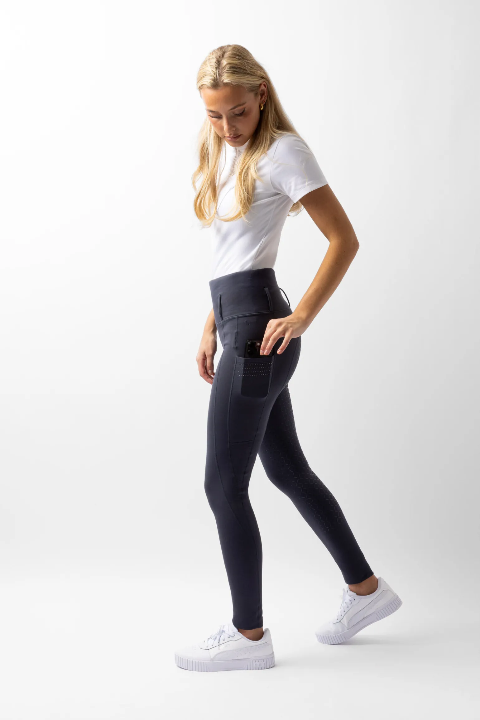 Horze Serena helforsterket mellomsesong tights