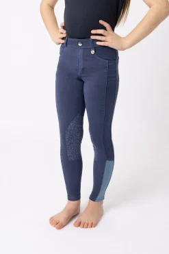 Horze Suki kneforsterket ridebukse til barn