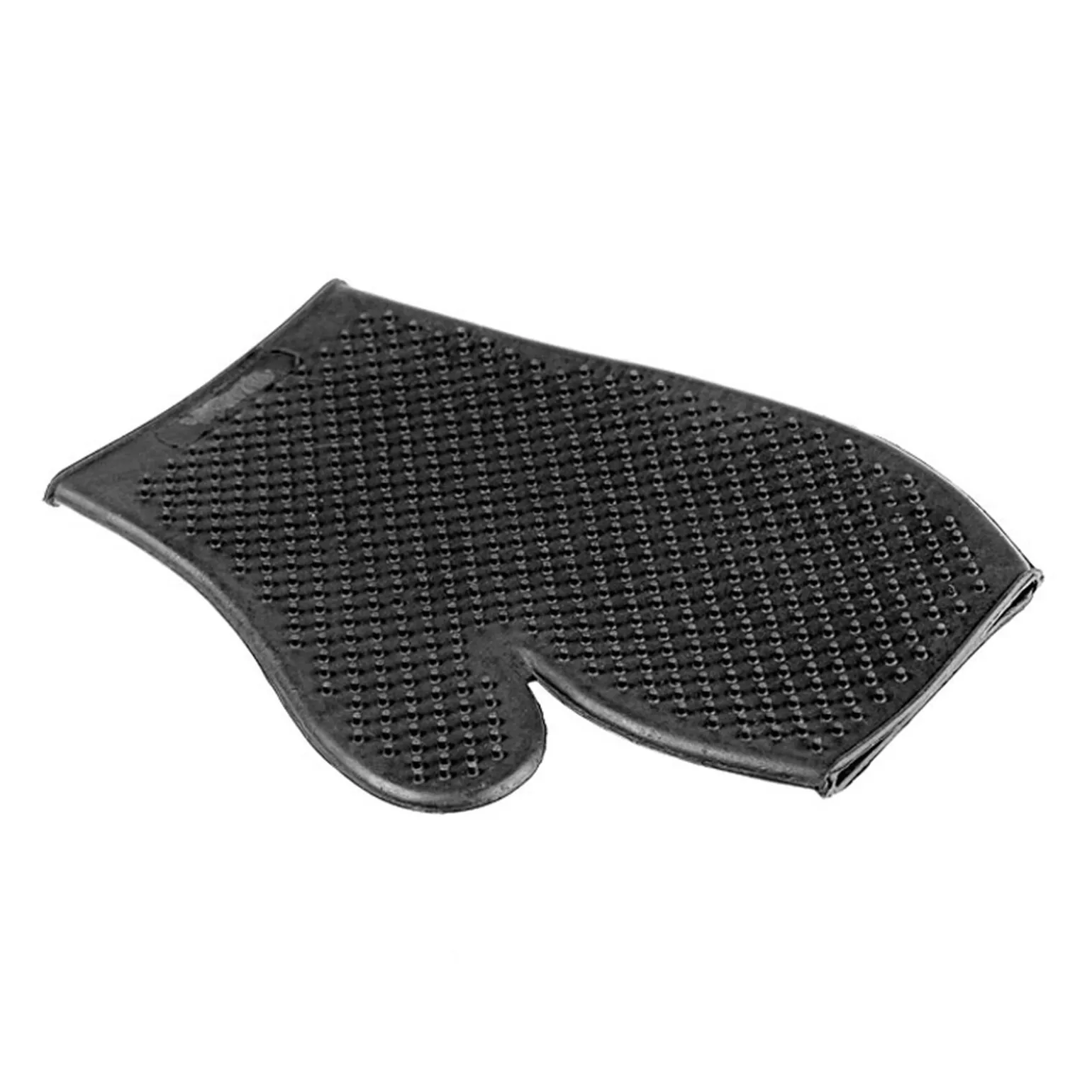 Horze vaske- og pussehanske i gummi