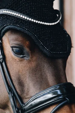 Kentucky Horsewear Wellington ørehette med glitter
