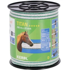Kerbl Farm Patrol Titan gjerdebånd, 20 mm