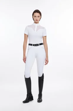 LeMieux Emily kortermet stevneskjorte for kvinner